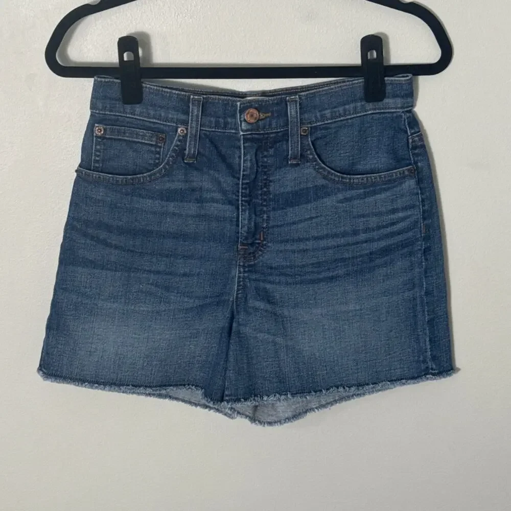 J. Crew Womens‎ High Rise Denim Shorts in Brixton Wash G0272 Size 26